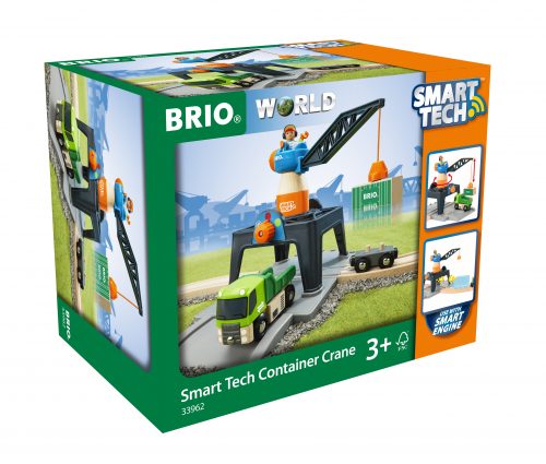 Produktbilde av BRIO Smart Tech Container-kran 33962