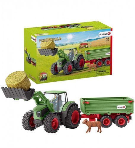 Produktbilde av Schleich 42379 Farm World Traktor med Tilhenger