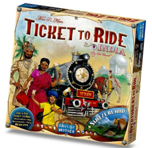 Produktbilde av Ticket to Ride India + Switzerland