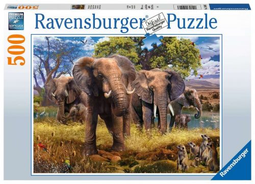 Produktbilde av Ravensburger Elephants 500 Pcs Puslespill