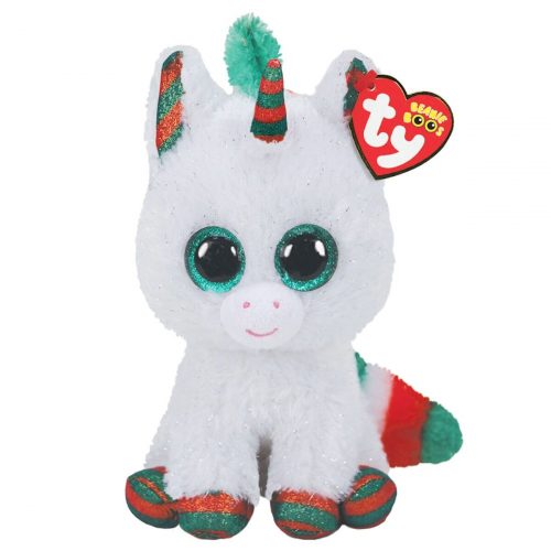Produktbilde av TY Snowflake Unicorn Christmas Regular - 15cm
