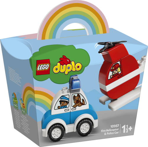 Produktbilde av Lego DUPLO My First 10957 Brannhelikopter og politibil
