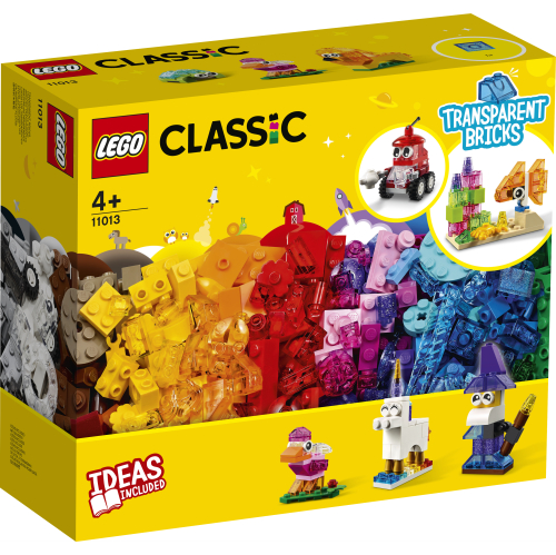 Produktbilde av Lego Classic 11013 Gjennomsiktige Lego