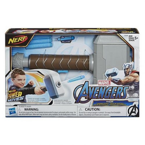 Produktbilde av NERF Power Moves Marvel Avengers Thor Hammer Strike