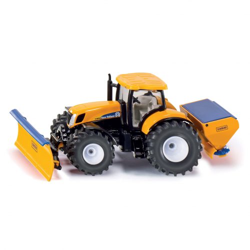 Produktbilde av Siku 2940 New Holland T7070 Traktor Med Plog & Saltspreder Metal 1:50