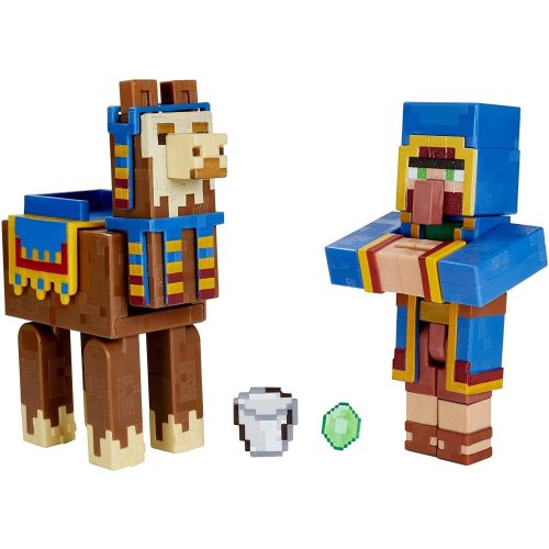 Produktbilde av Minecraft Wandering Trader & Llama Figur Pakke