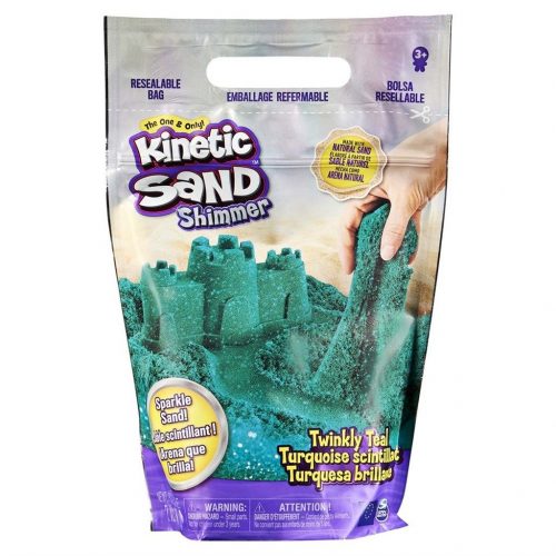 Produktbilde av Kinetic Sand Glitter Sand Teal