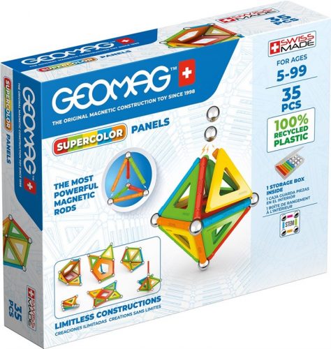 Produktbilde av Geomag Supercolor Panels 100% Recycled 35 Deler