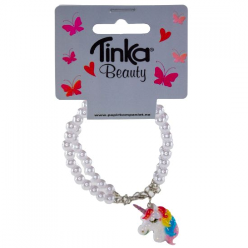 Produktbilde av Tinka Beauty Armbånd Perler M/ Unicorn Anheng