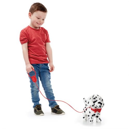 Produktbilde av Happy Pets Walk Along Puppy Dalmatiner Plysj - Motorisert Hund