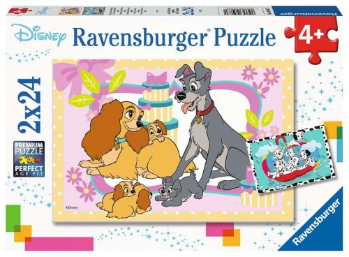 Produktbilde av Ravensburger 2x24 Disney Puppies 4+ Puslespill