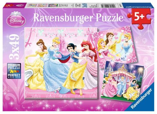 Produktbilde av Ravensburger 3x49 Disney Prinsesser 5+ Puslespill