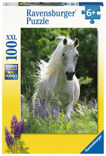 Produktbilde av Ravensburger Horse in Flowers 100XXL 6+ Puslespill