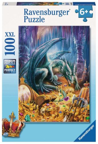 Produktbilde av Ravensburger Dragon's Treasure 100XXL 6+ Puslespill