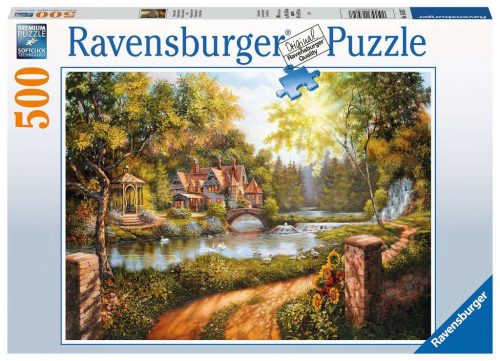 Produktbilde av Ravensburger Cottage by the River 500 Pcs Puslespill