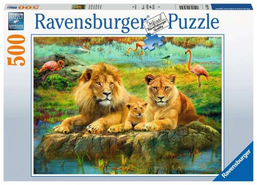 Produktbilde av Ravensburger Lions In the Savannah 500 Pcs Puslespill