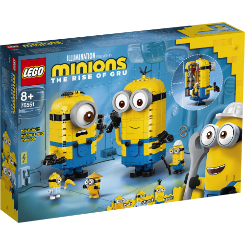 Produktbilde av Lego Minions 75551 Klossebygde Minions og hiet