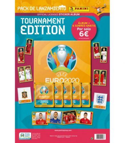 Produktbilde av Panini Euro 2020 klistremerke fotballperm +25 stickers