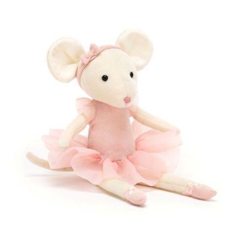Produktbilde av Jellycat Mus Plysj 18cm Pirouette Mouse Candy
