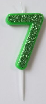 Produktbilde av Tinka Kakelys Med Glitter 7år - Grønn