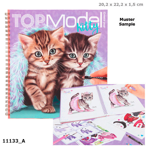 Produktbilde av TopModel Create Your Kitty Aktivitetsbok