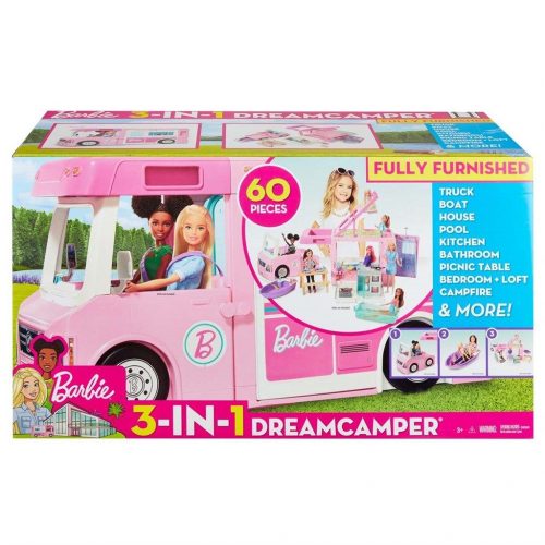 Produktbilde av Barbie 3-i-1 DreamCamper Kjøretøy & Tilbehør