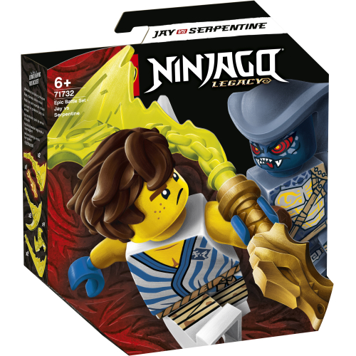 Produktbilde av LEGO NINJAGO 71732 episk stridssett – Jay mot serpentiner