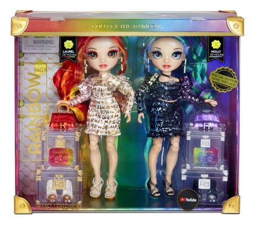 Produktbilde av Rainbow High Twins Dukker - Laurel De'Vious & Holly De'Vious
