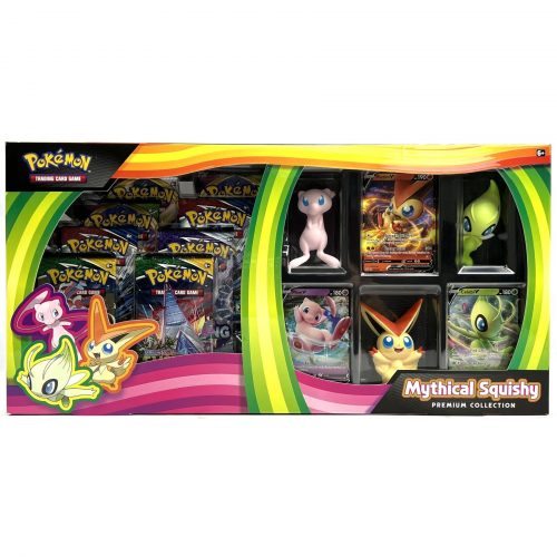Produktbilde av Pokemon Mythical Squishy Premium Collection Box - Samlekort / Byttekort