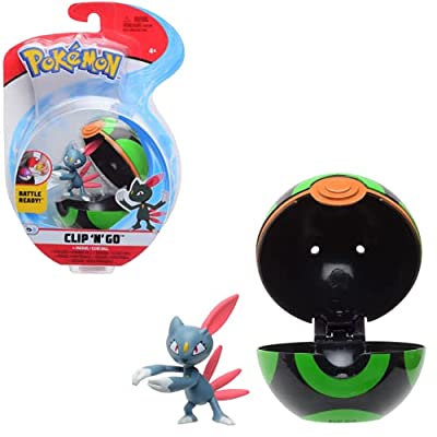 Produktbilde av Pokémon CLIP N GO Sneasel og orginal poke ball
