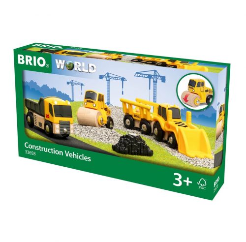 Produktbilde av Brio World 33658 Construction Vehicles
