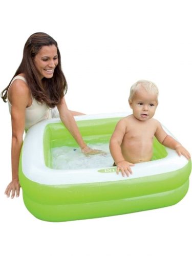 Produktbilde av Intex Play Box Pool - oppblåsbart barnebasseng - 57 liter - Grønn