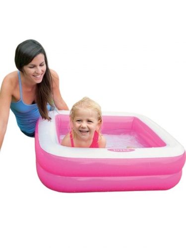 Produktbilde av Intex Play Box Pool - oppblåsbart barnebasseng - 57 liter - rosa