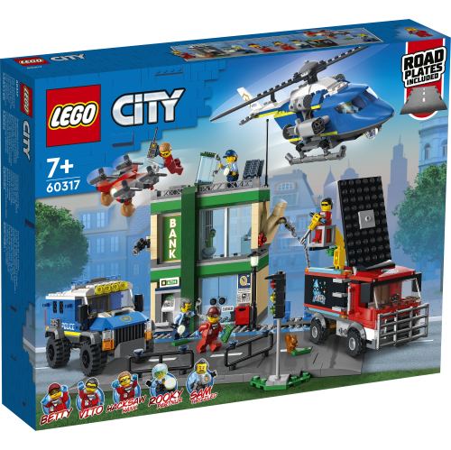 Produktbilde av Lego City Police 60317 Politiutrykning til banken