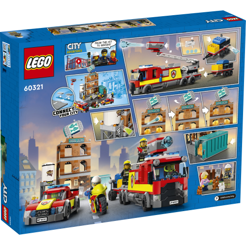 Produktbilde av Lego 60321 Brann Og Utrykningssett V29