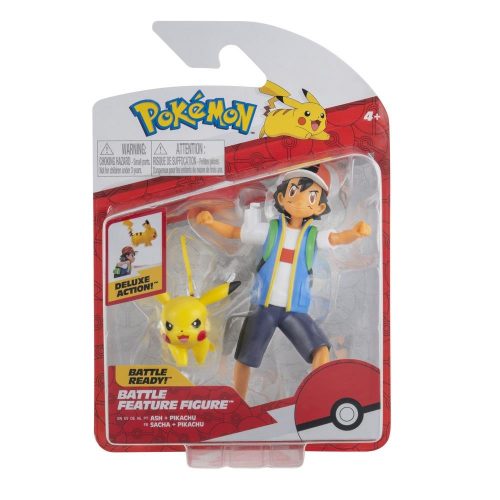 Produktbilde av Pokemon Battle Feature Figure  Ash & Pikachu 11cm