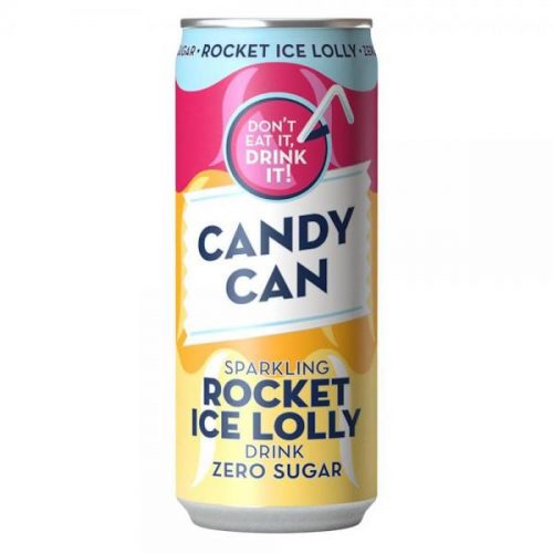 Produktbilde av Candy Can Sparkling Rocket Ice Lolly Zero Sugar