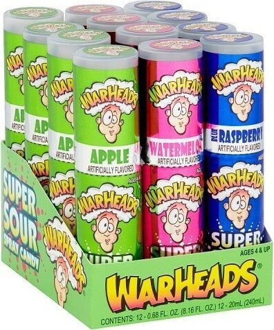 Produktbilde av Warheads Super Sour Spray Candy